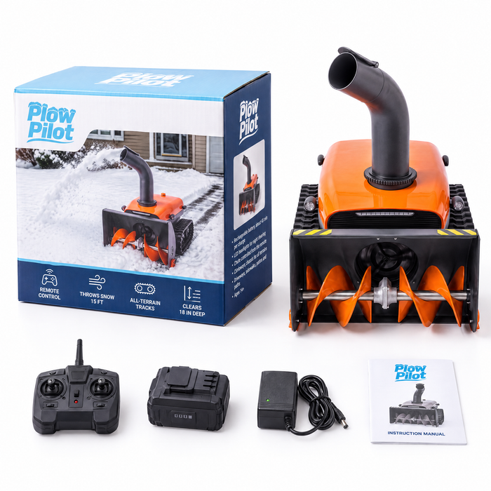 Plow Pilot — RC Snow Blower | Clears 18 in per pass